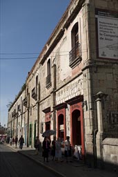 Colonial street Oaxaca.