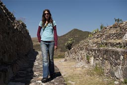 Christina, Yagul, Oaxaca.