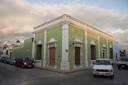 Street corner Campeche evening.