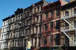 Greenwich Village, houses, NY.