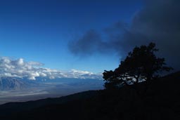 Death Valley below.