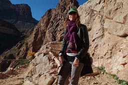 Christina Bright Angel Trail.