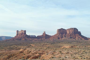 Structures of Monument Valley.