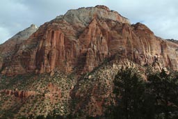 Snowy Zion mountains.