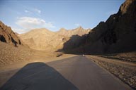 Driving late up to the Argentine border, Paso de Liberatores.