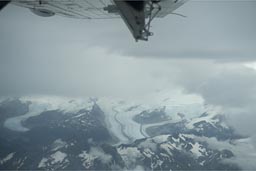 From the plane Punta Arenas to Puerto Williams.