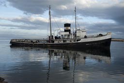 Old vessel in Ushuaia.