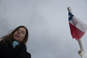 C. and Chilean flag, Beagle channel crossing.