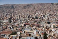 La Paz, quasi capital of Bolivia.