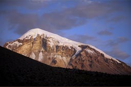 Nice sunset on Sajama.