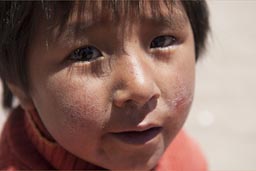 Aymara child, Coipasa, Bolivia.