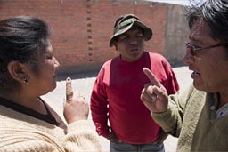 Teachers and directors, Coipasa, Bolivia.
