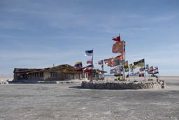 Salthotel on Uyuni Salare.