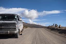 South of Uyuni, dirt road.