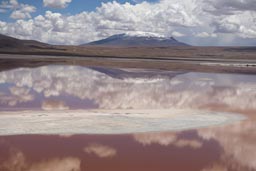 Laguna Colorada, volcano.