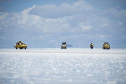 Trabants are made for life, just not the Salare de Uyuni.