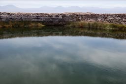 Eyes in the Salt flat desert, Atacama.