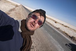 Is me, before driving road onto Atacama Salare.