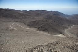 Over mines country and rough mining roads to the coast. 