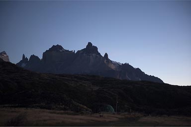 6th day, Paine Grande Refuge morning.