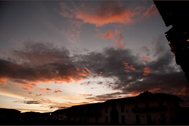 Villa de Leyva, night colors.