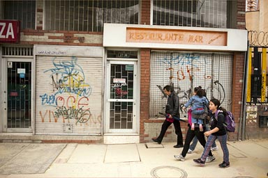 Street, young, graffiti, Bogota.