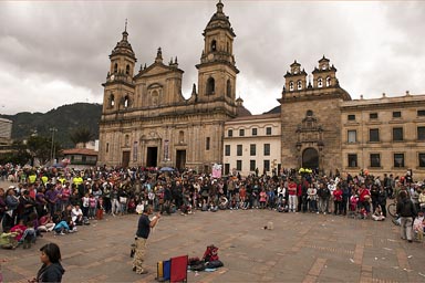 Bolivar Square, Bogota.