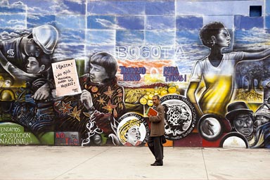 Bogota mural.