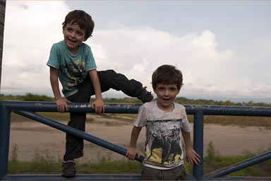 Boys near Magdallene River, Colombia..