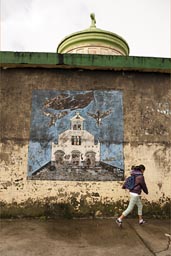 Mural Santa Barbara, Colombia.