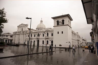 Popayan, rain. Colombia.