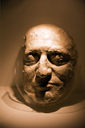 Jorge Eliecer Gaitan Ayala, death mask, National Museum Bogota.