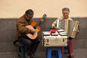 Singing the blues in Quito.