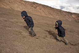 The will to move up to the refugio, Cotopaxi, at 4,600m.