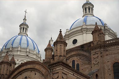 Cuenca Immaculate assumption cathedral. Ecuador.