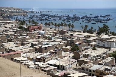 Paita on the Pacific Ocean, Northern Peru.