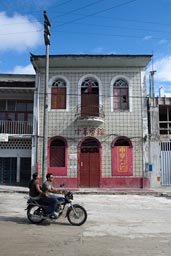 Tiled house from caoutchouc period, Iquitos, Peru.