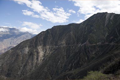 Maybe the most dangerous road in Peru.