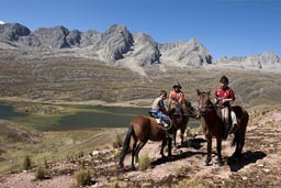 Cordillera Blanca wilderness on 4,500m.