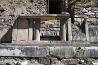 Chavin de Huantar, Falcon Portal of old Temple. 