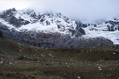 Cordillera Blanca glacier.