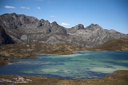 When will this lake be gone in order to dig  the metal, Cordillera Blanca mountains, Peru.