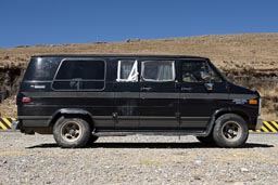 Almost new/cleaned van after Huaraz.