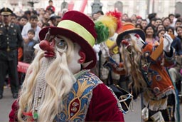 Clowns, costumes, Independence day in Lima. Clowns, costumes, Independence day in Lima.