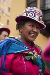 Woman from Puno, Lima Independence Day in Peru. Woman from Puno, Lima Independence Day in Peru.