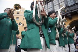 Brass on Independence Day, Lima, Peru. Brass on Independence Day, Lima, Peru.