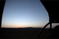 Huacachina from sand buggy, past sunset.