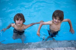 Oasis de Sangalle, blue pool.