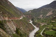 Mantaro River Valley, Peru in the Andes.