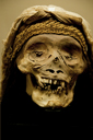 Museo Arceological National Br├╝ning. Chimu mummy face. Museo Arceological National Br├╝ning. Chimu mummy face.